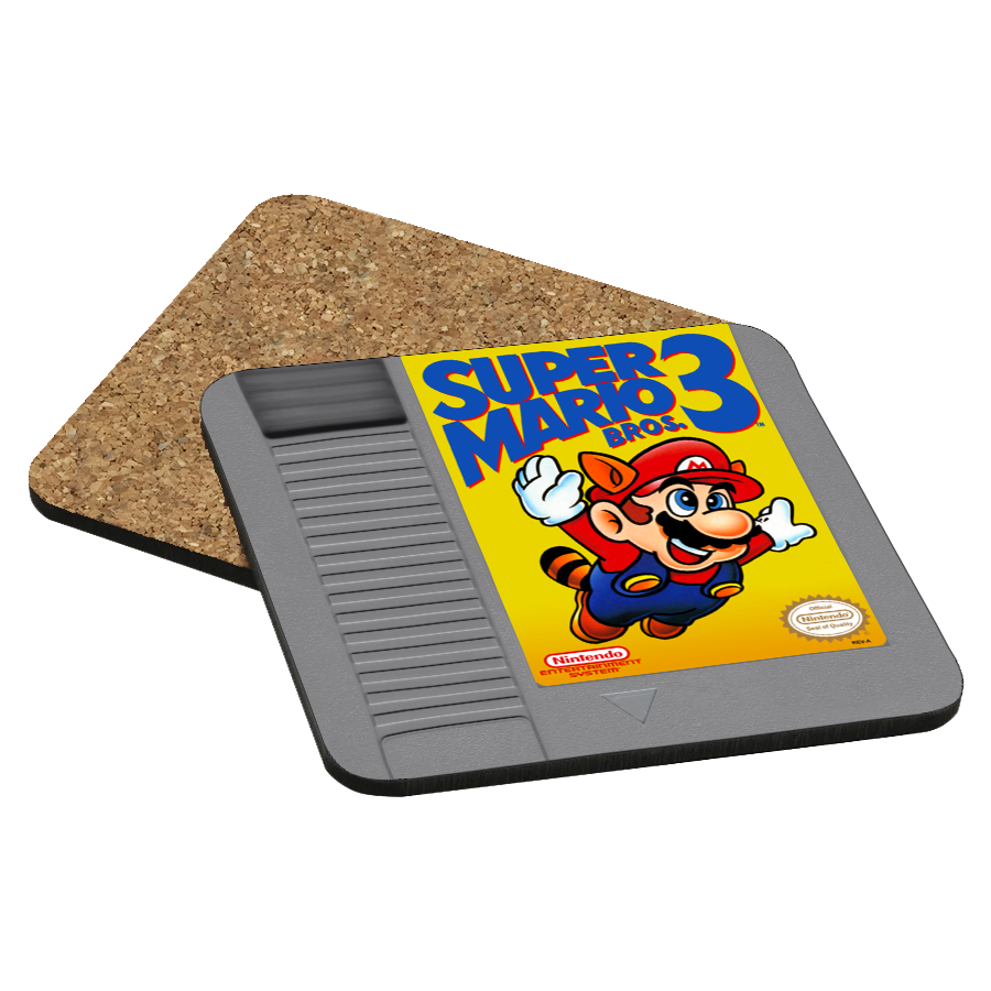 Super Mario Bros 3 NES Drink Coaster