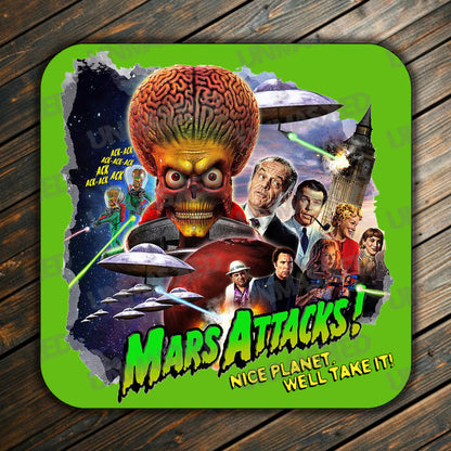 Mars Attacks! Drink Coaster