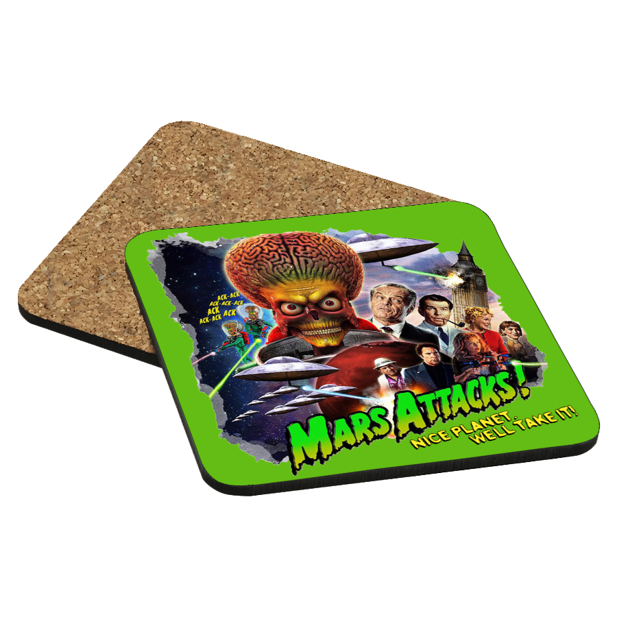 Mars Attacks! Drink Coaster