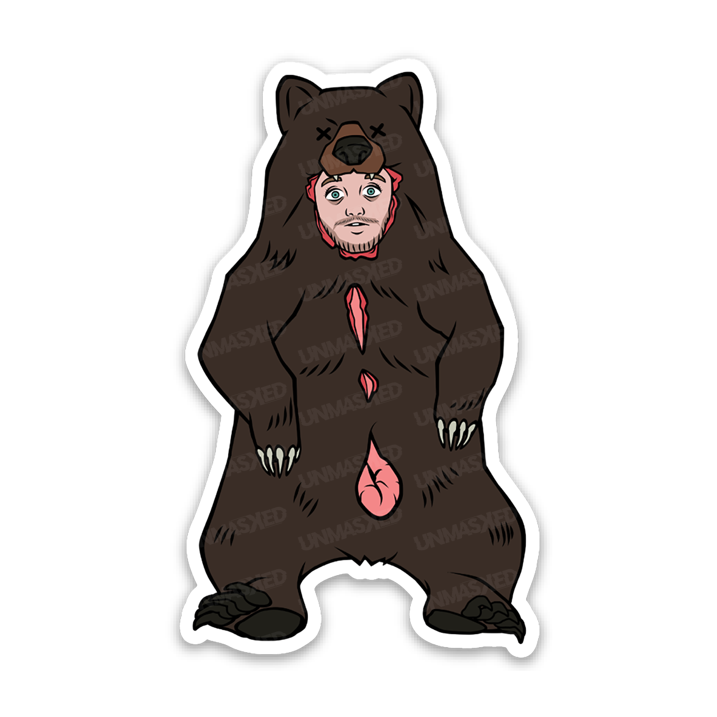 Midsommar Bear Suit Sticker