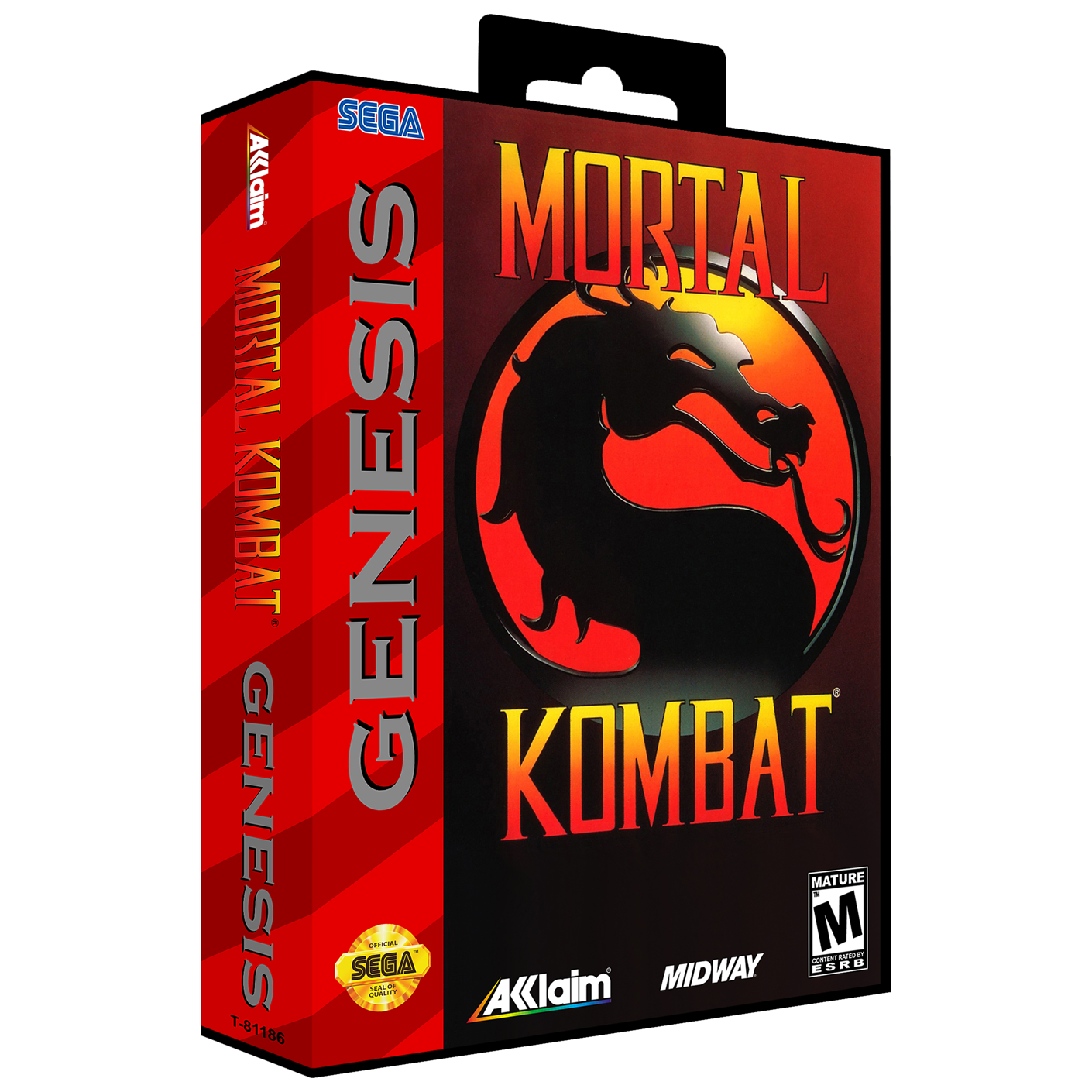 Mortal Kombat Supersized Genesis Wall Art