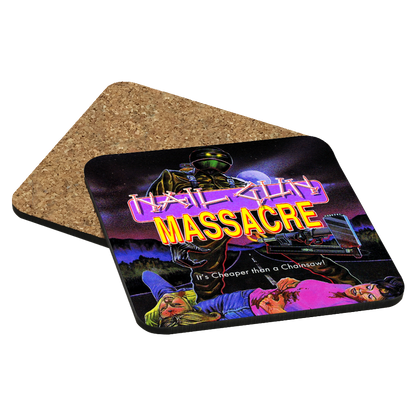 Nail Gun Massacre Drink Coaster