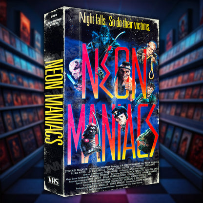 Neon Maniacs Supersized VHS Wall Art