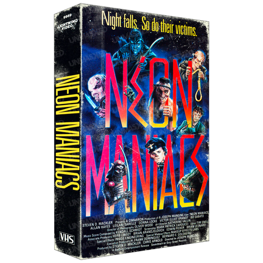 Neon Maniacs Supersized VHS Wall Art