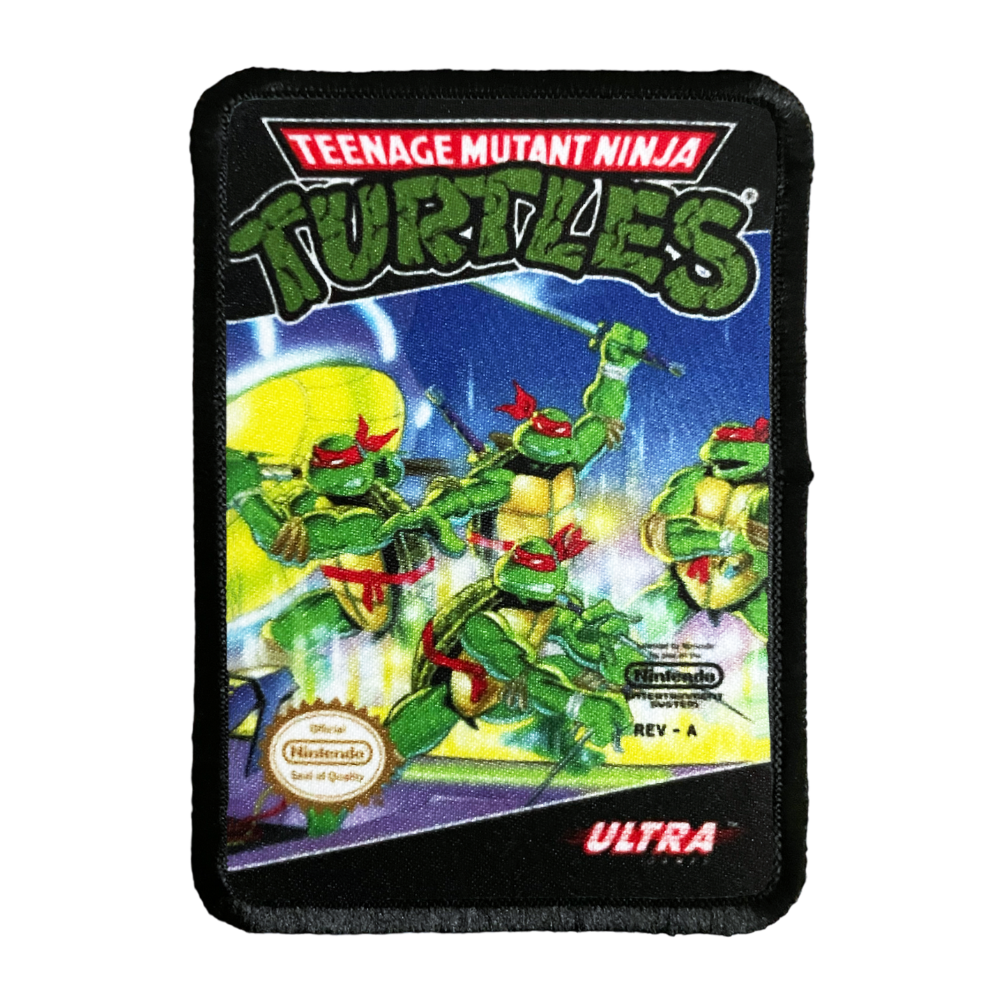 Teenage Mutant Ninja Turtles NES Iron-On Patch