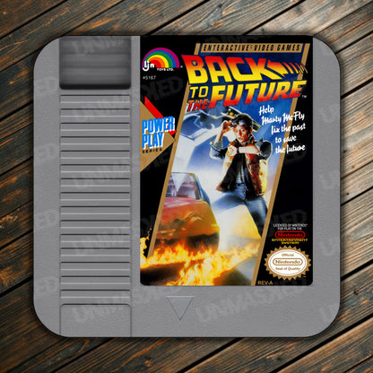 Back to the Future NES Drink Coaster