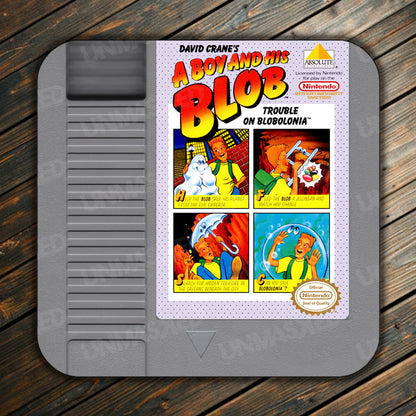 A Boy and His Blob NES Drink Coaster