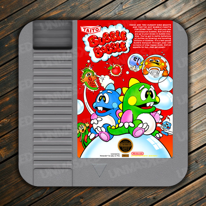 Bubble Bobble NES Drink Coaster