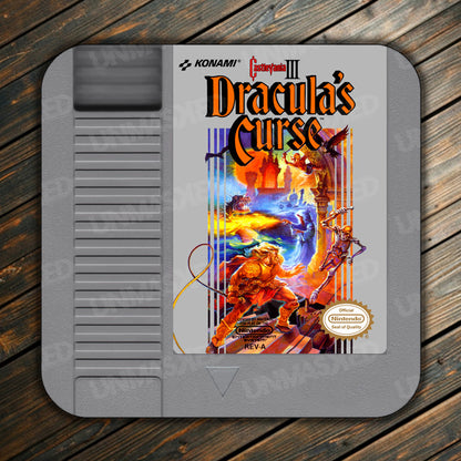 Castlevania III Dracula's Curse NES Drink Coaster