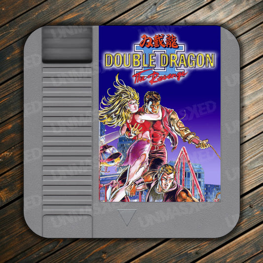 Double Dragon II The Revenge NES Drink Coaster