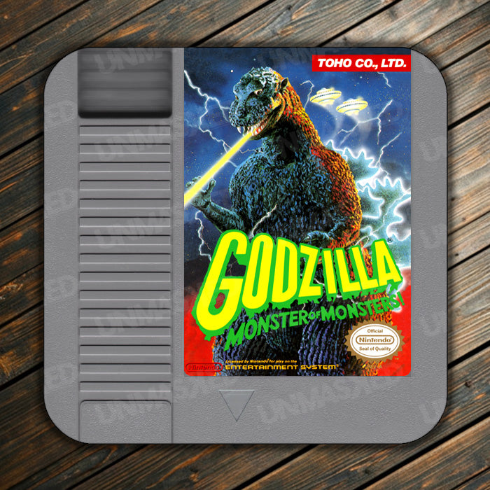 Godzilla NES Drink Coaster