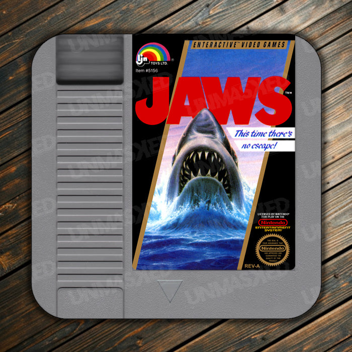 Jaws NES Drink Coaster