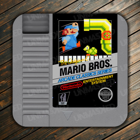 Mario Bros NES Drink Coaster