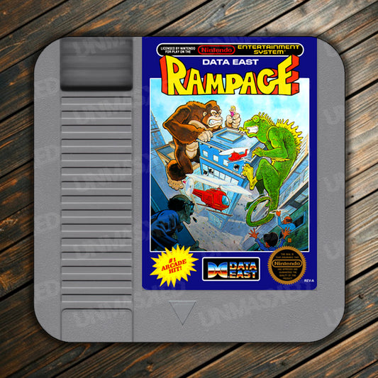 Rampage NES Drink Coaster