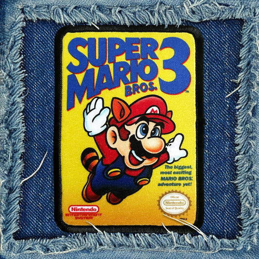 Super Mario Bros 3 NES Iron-On Patch