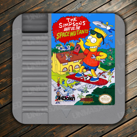 The Simpsons: Bart vs. the Space Mutants NES Drink Coaster