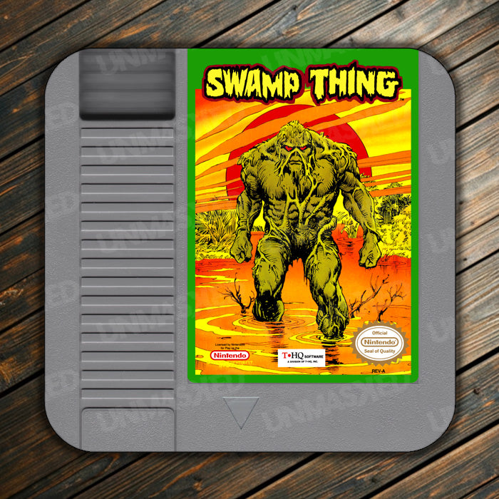 Swamp Thing NES Drink Coaster