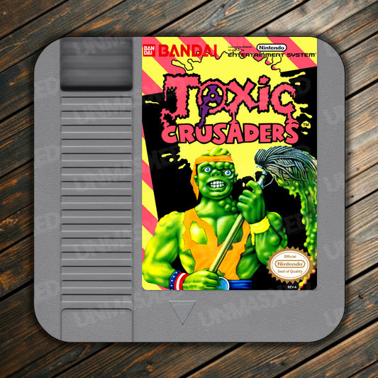 Toxic Crusaders NES Drink Coaster