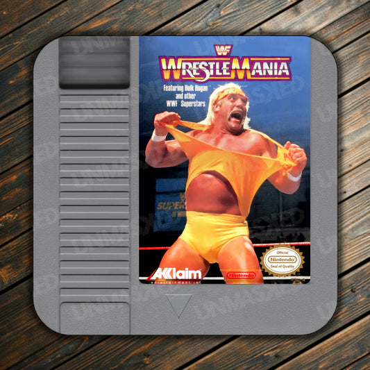 WWF WrestleMania NES Drink Coaster