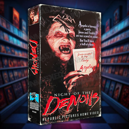 Night of the Demons Supersized VHS Wall Art