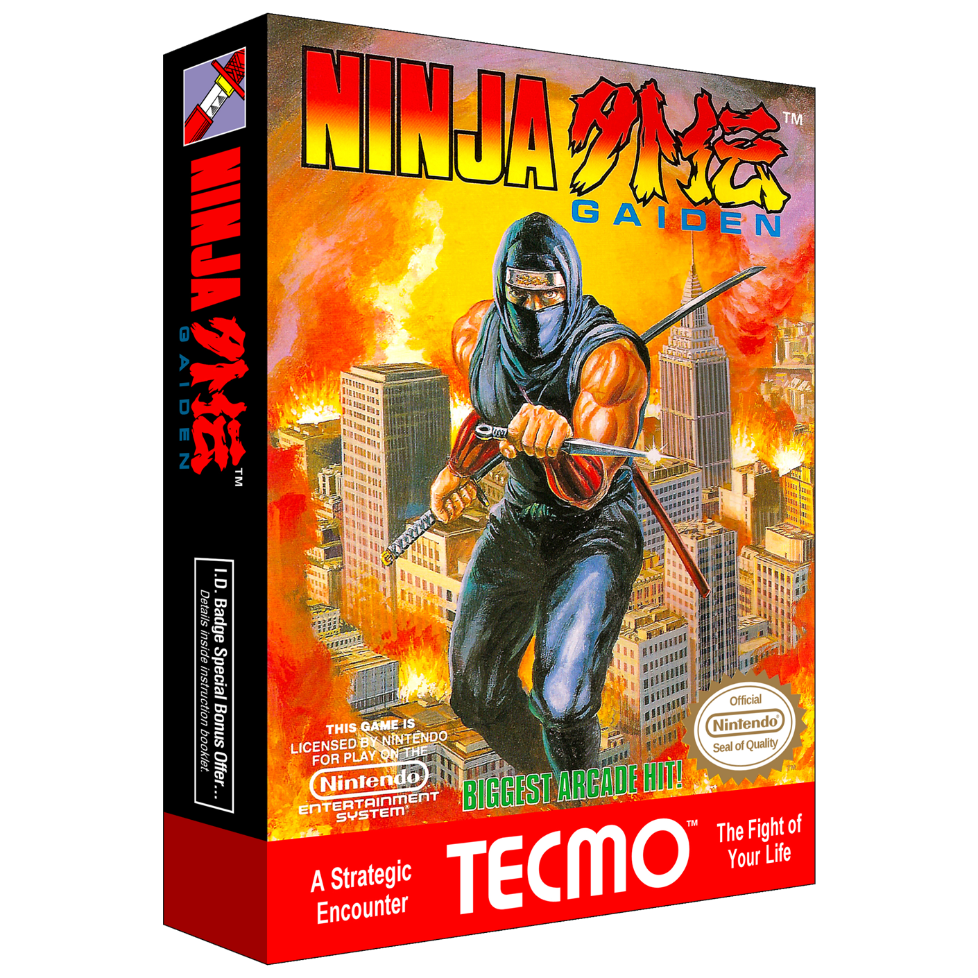 Ninja Gaiden Supersized NES Wall Art