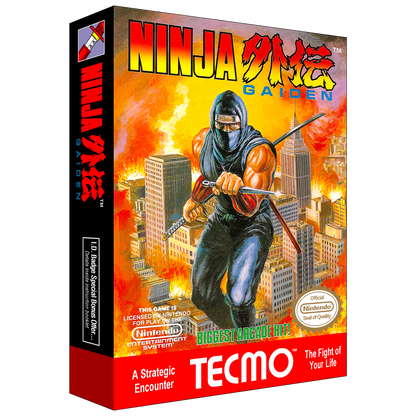 Ninja Gaiden Supersized NES Wall Art