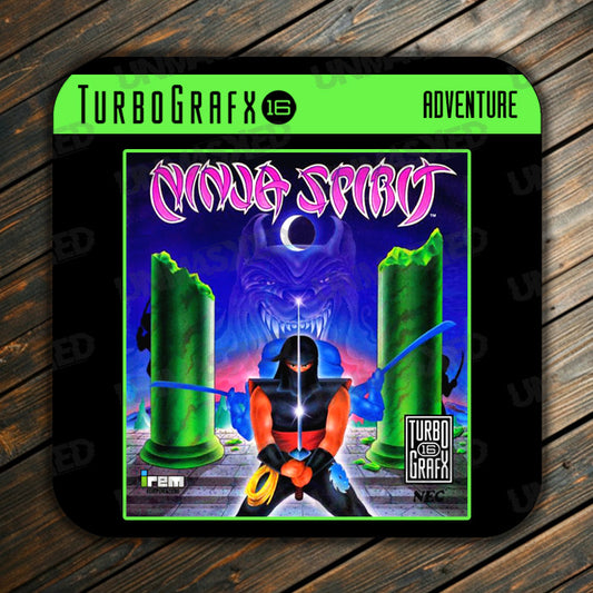 Ninja Spirit TurboGrafx-16 Drink Coaster