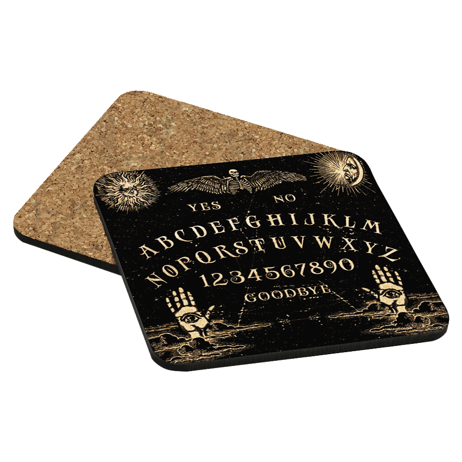 Gothic Ouija Board Drink Coaster