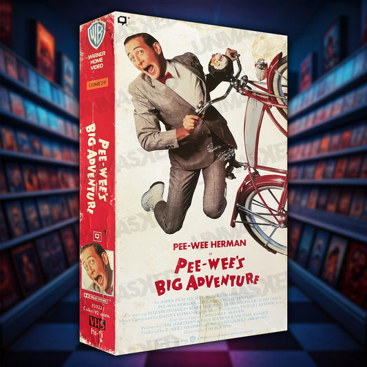 Pee-wee's Big Adventure Supersized VHS Wall Art