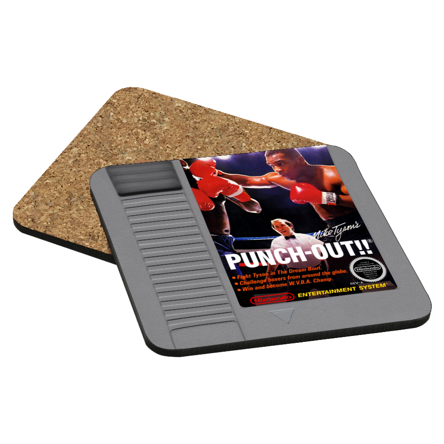 Mike Tyson's Punch-Out!! NES Drink Coaster