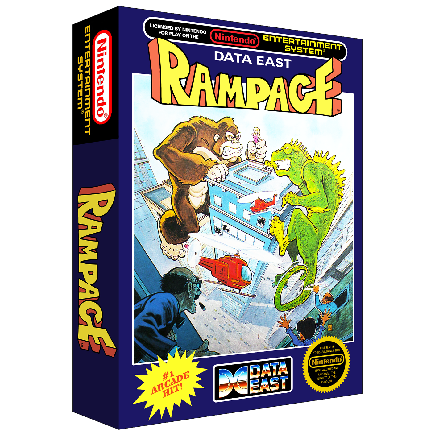 Rampage Supersized NES Wall Art