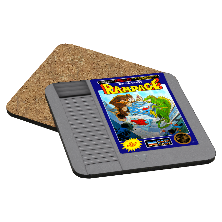 Rampage NES Drink Coaster