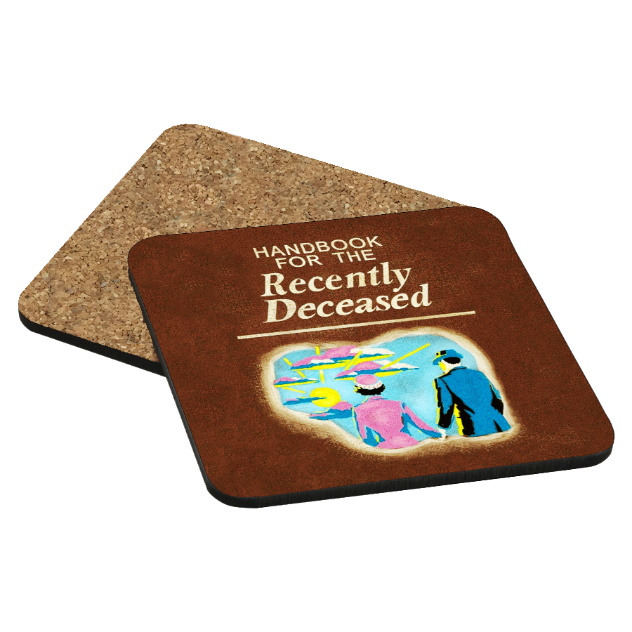 Handbook for the Recently Deceased Drink Coaster