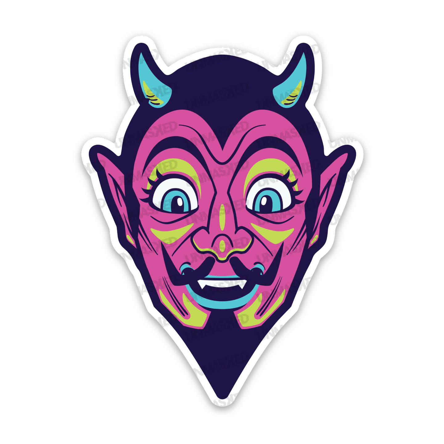 Retro Devil Sticker