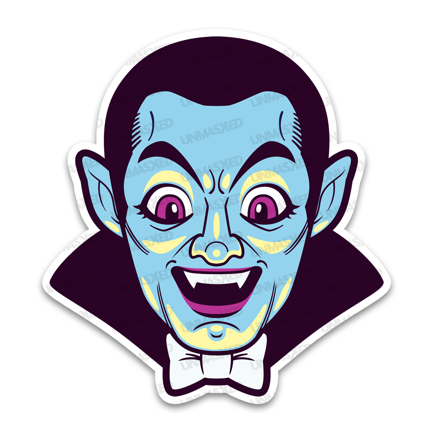 Retro Dracula Sticker