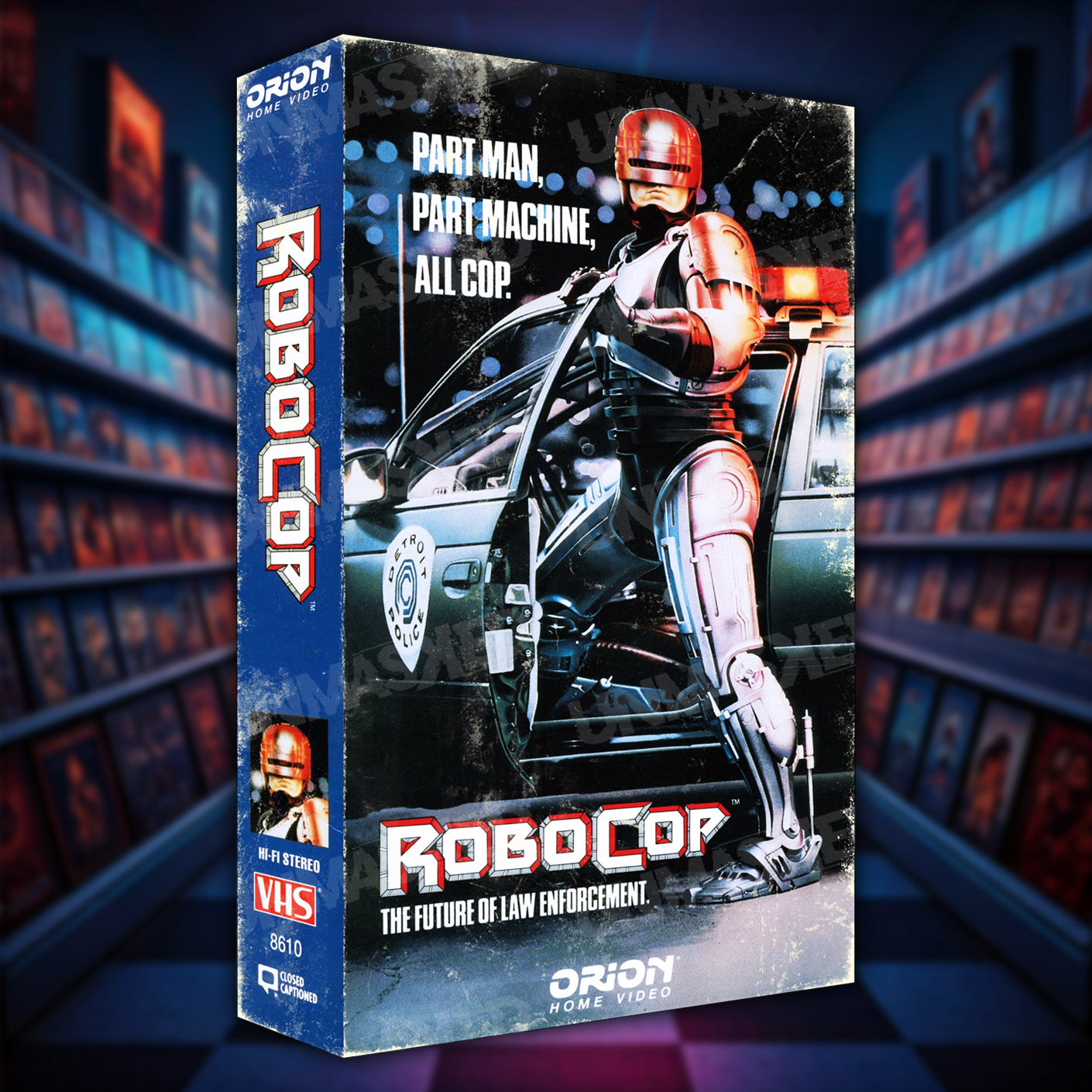 RoboCop Supersized VHS Wall Art