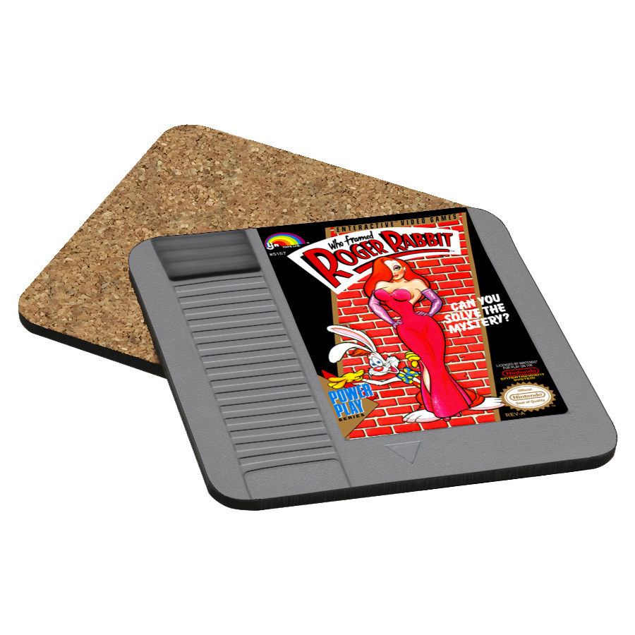 Who Framed Roger Rabbit NES Drink Coaster