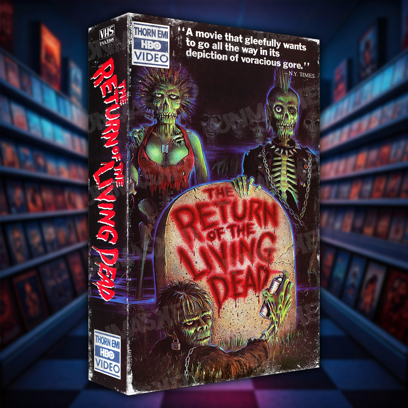 Return of the Living Dead Supersized VHS Wall Art