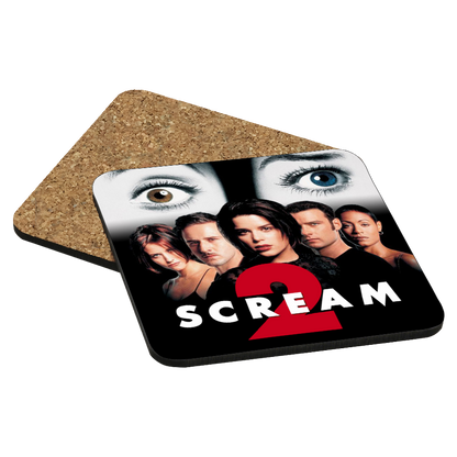 Scream 2 Drink Coaster