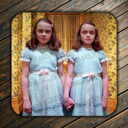 The Shining Twins Drink Coaster