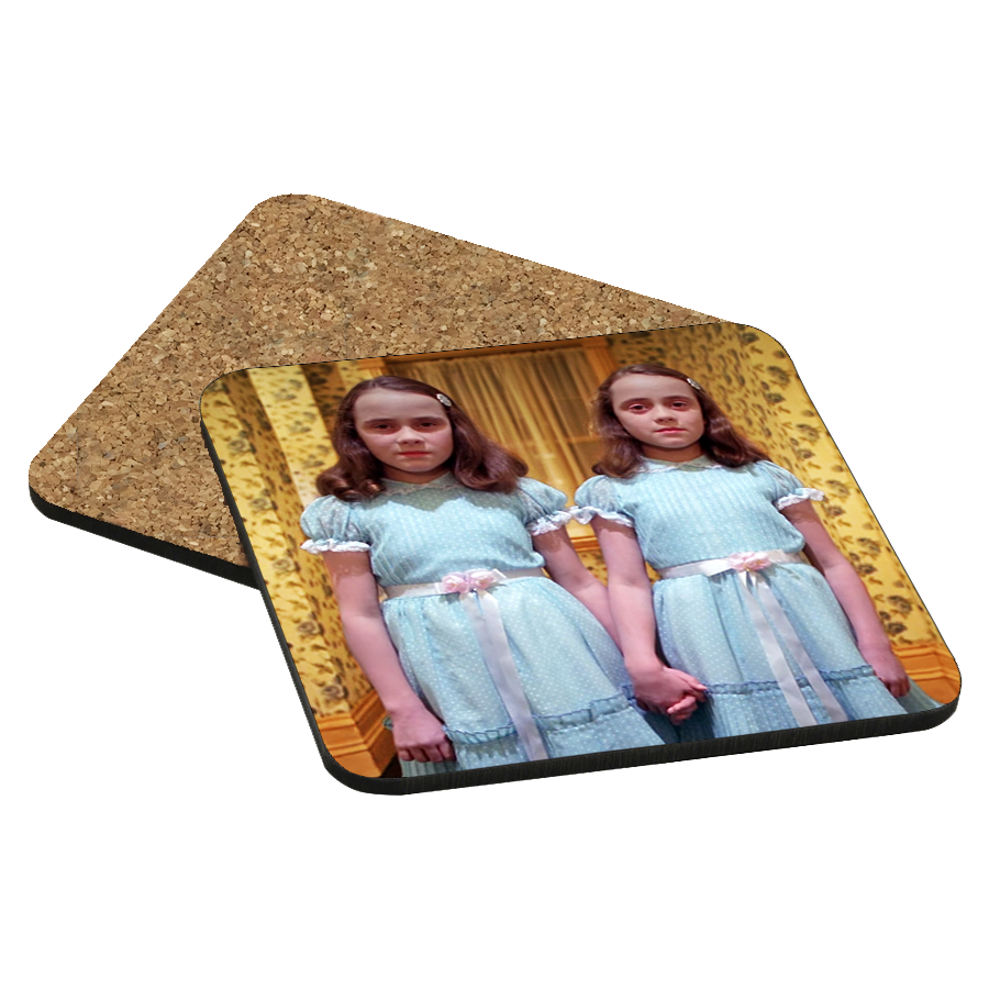 The Shining Twins Drink Coaster