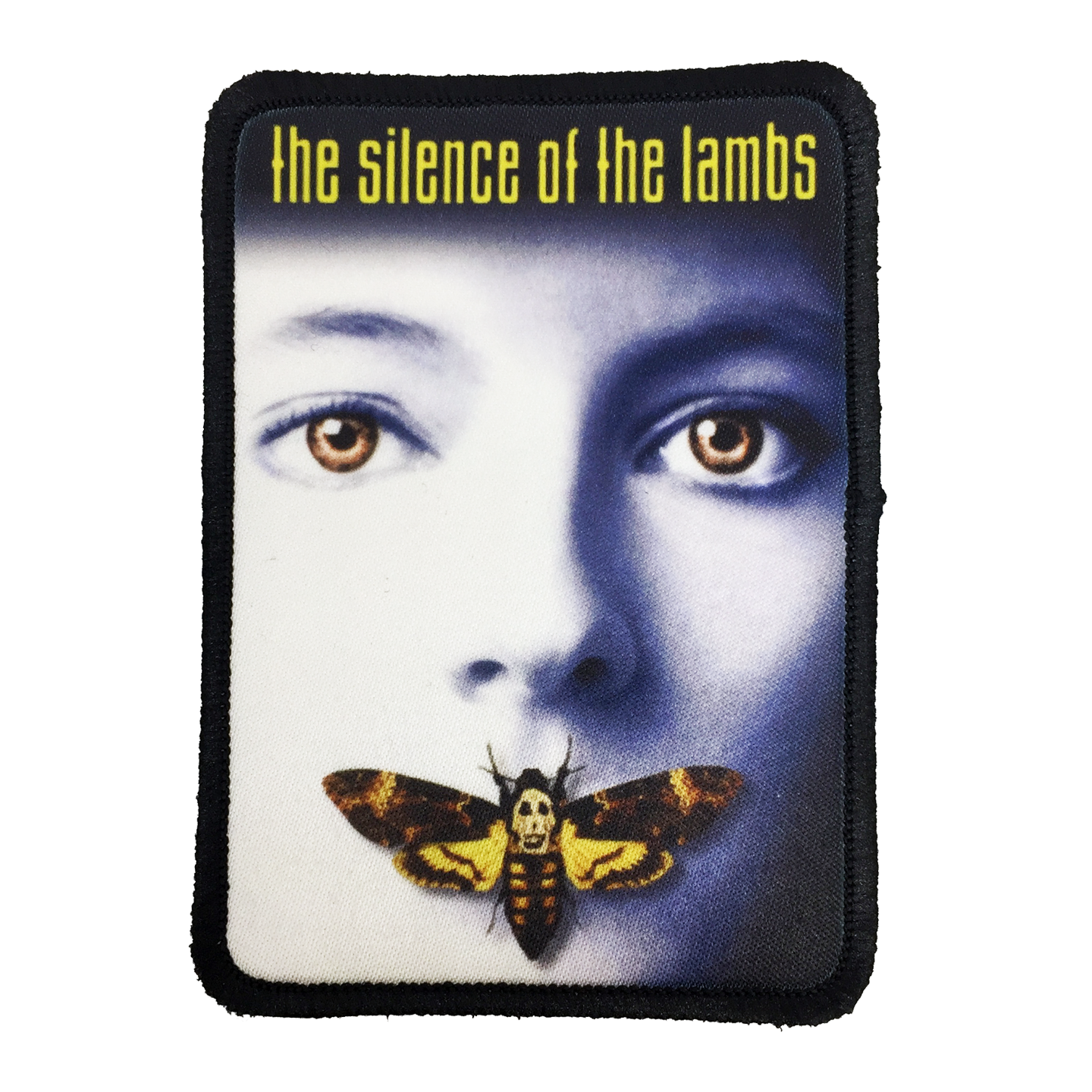 Silence of the Lambs Iron-On Patch - UNMASKED Horror & Punk Patches and Decor