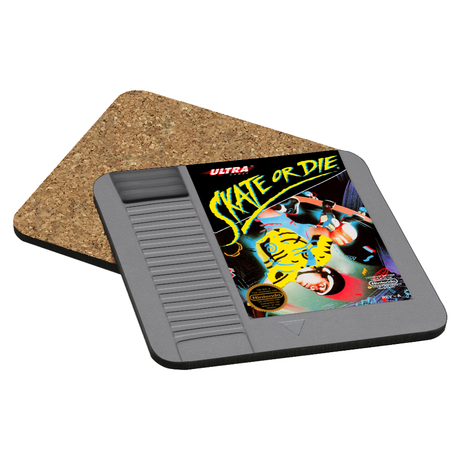 Skate or Die NES Drink Coaster