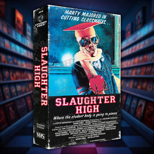 Slaughter High Supersized VHS Wall Art