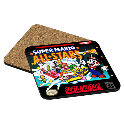 Super Mario All-Stars SNES Drink Coaster