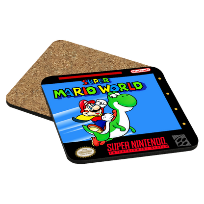 Super Mario World SNES Drink Coaster