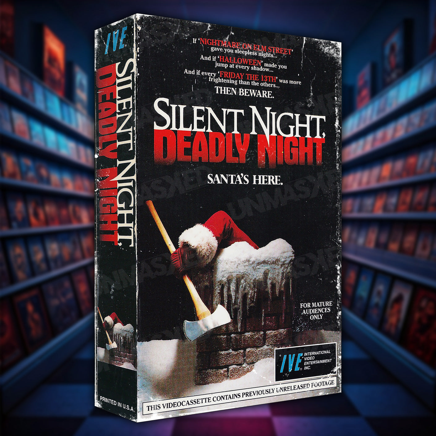 Silent Night, Deadly Night Supersized VHS Wall Art