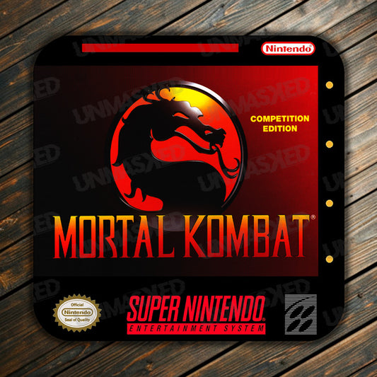 Mortal Kombat SNES Drink Coaster