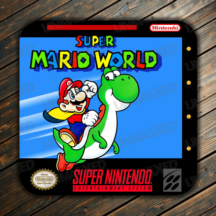 Super Mario World SNES Drink Coaster