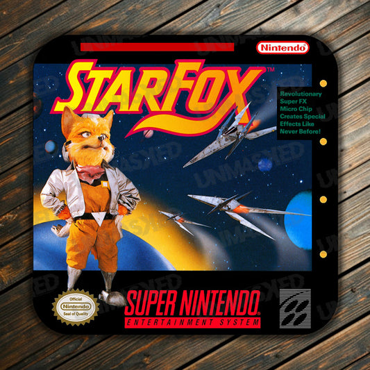 Star Fox SNES Drink Coaster